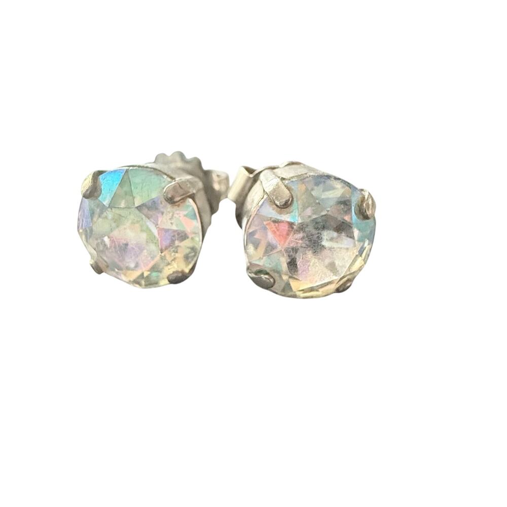 Sorrelli Crystal Aurora Stud Earrings Iridescent